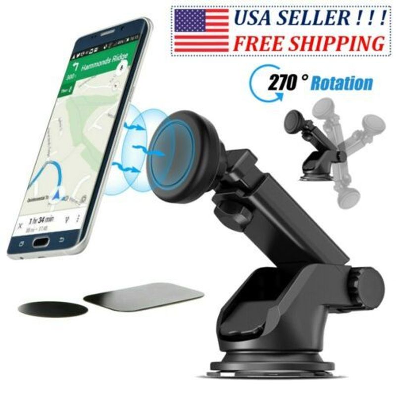 Universal Cell Phone Holder Car Phone Mount Dashboard Windshield Air Vent Stand_voghion.com