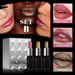 Explosive Set Metallic Pearlescent Hot Item Non-Stick Cup Moisturizing Nourishing Matte Lipstick_voghion.com