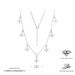 S tīra sudraba moderna jauna produkta franču cirkona komplekta atslēgas kaula ķēdītes kaklarota ar daudzpusīgu stila rotājumu_voghion.com