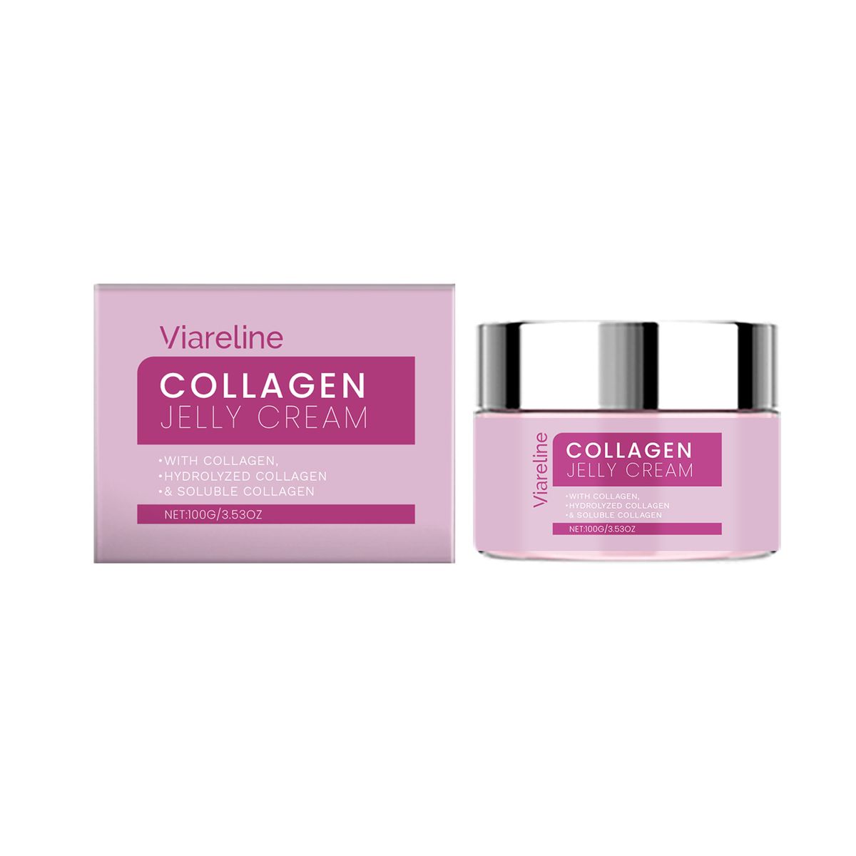 VIARELIN Facial Care Hydrating Moisturizing Brightening Tone Elastic Skin Texture Lightweight Gel_voghion.com