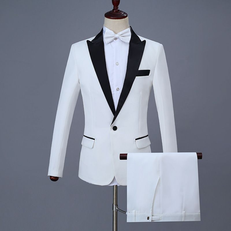 CT Spring New Men's Suit Set For Photo Studio, Singer Stage Performance Costume, Host Formal Wear_voghion.com