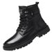European Warm Series 2025 Martin Men Winter Fleece-Lined High-Top Genuine Leather Cotton Warm Snow Boots Men's Shoes_voghion.com