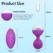 Casemee Strong Vibrating Balls For Women, 10 Modes Pelvic Floor Exercise Trainer With Remote Control, Medical Silicone_voghion.com