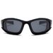 Outdoor Polarized Photochromic Glasses Cycling Goggles Skiing Black Frame Windproof Sand Sponge Tactical CS Sunglasses_voghion.com