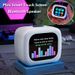 Mini Smart Speaker Touch Screen Alarm Clock Music Box Bluetooth Call APP Control Soundbar With Photo Album Calendar_voghion.com
