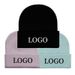 Personalized solid color autumn woolen warm and cold acrylic embroidered knitted hat, adult winter hat_voghion.com