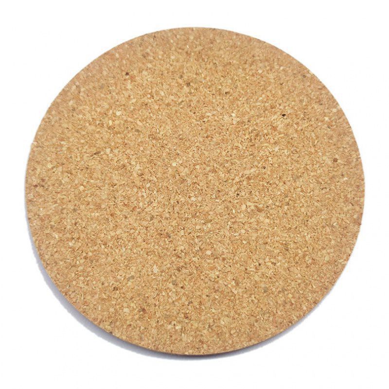 5-Pack Round Cork Coasters With Smooth Edges - Heat-Resistant & Non-Slip For Hot Dishes & Cups (Eco-Friendly Durable Dishwasher Safe)​​_voghion.com
