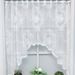 Nordic Round Mirror Lace Sheer Curtains – Light Filtering Privacy Drapes For Windows, Doors & Room Dividers – Soft Polyester Fabric Cafe Curtain Style_voghion.com
