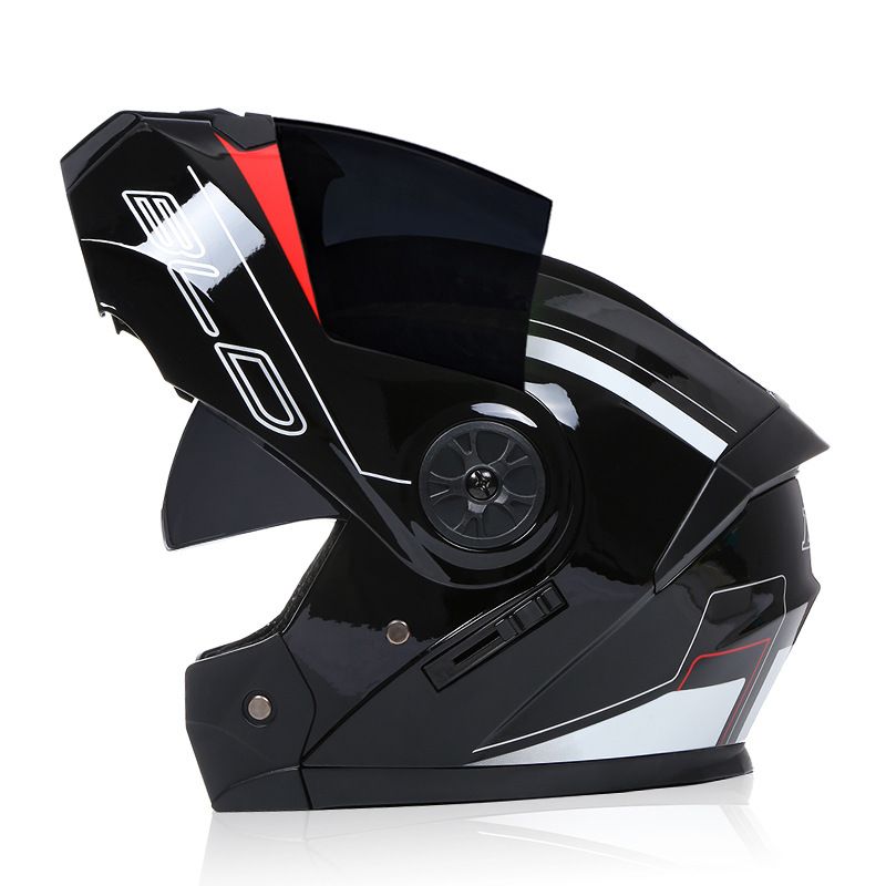 Motorcycle helmet full helmet double lens uncovered helmet four seasons universal summer Riding helmet_voghion.com