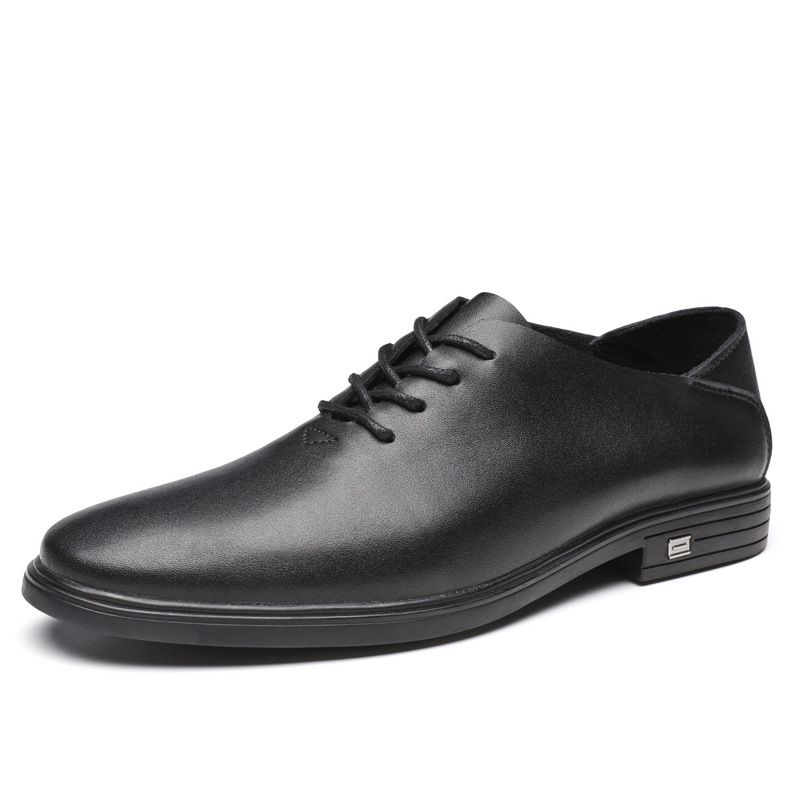 Chaussures en cuir pour hommes, chaussures décontractées, chaussures habillées pour hommes, petites chaussures en cuir, chaussures souples pour hommes_voghion.com