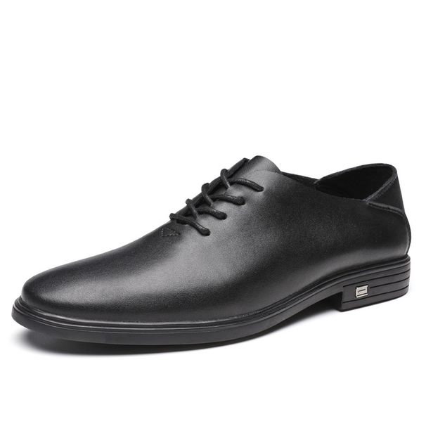 Chaussures en cuir pour hommes, chaussures décontractées, chaussures habillées pour hommes, petites chaussures en cuir, chaussures souples pour hommes_voghion.com