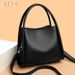 DENK Genuine Leather Women's 2025 New Fashion Large Capacity Bucket Shopping Basket Single Shoulder Crossbody Bag_voghion.com