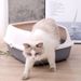 Toilet Large Deodorizing Anti-Splash Kitten Small Semi-Enclosed Cat Litter Box_voghion.com