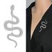 New style niche design snake brooch retro fashion simple all match snake clothing pin accessories anti exposure_voghion.com