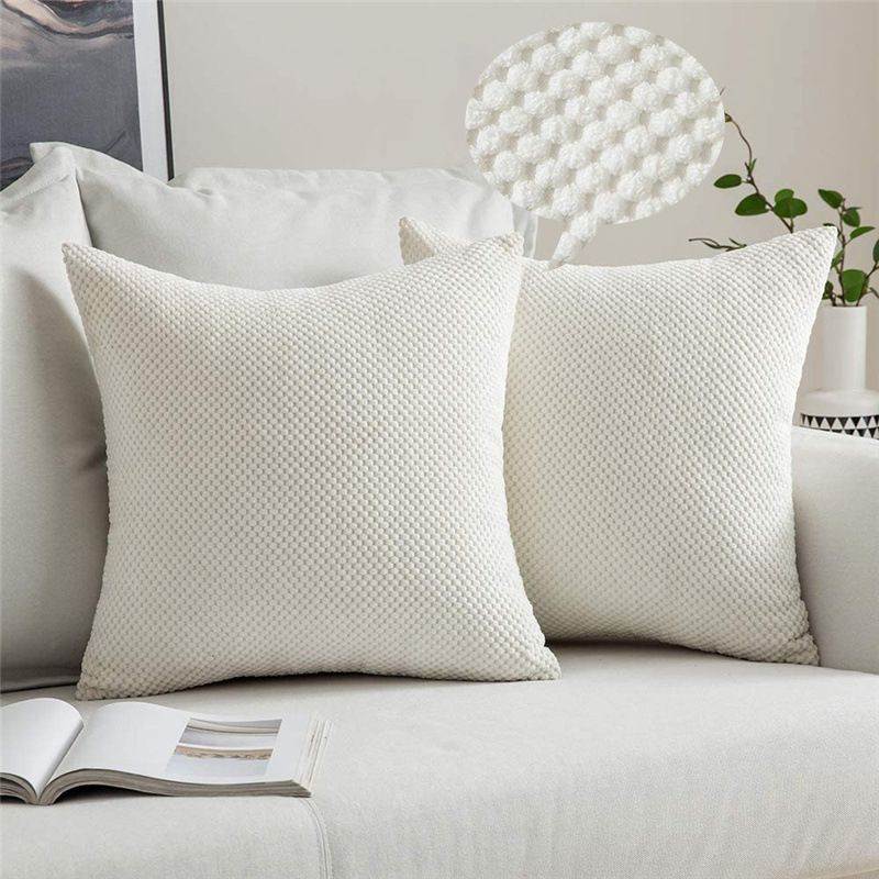 Nordic Cushion Covers Super Soft Pillow Covers With Invisible Zipper Protectors Modern Decorative Pillows For Sofa Living Room_voghion.com