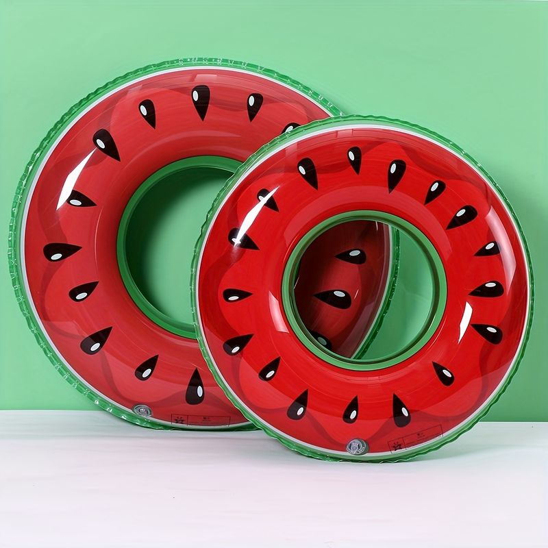 1 Stück Obst-Schwimmring für Pools, Wassermelone, Kiwi, Orange, Zitrone, 27,5 Zoll – aufblasbares Schwimmspielzeug (verdicktes PVC)_voghion.com
