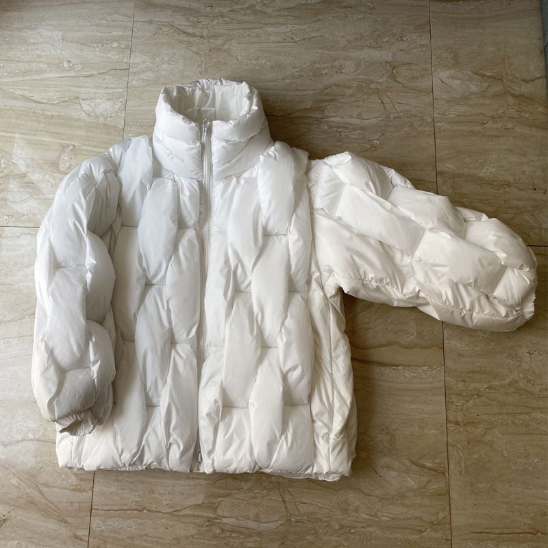 Men's Clothing Winter New Arrivals Fashion Loose Large Size Braided Silk cotton Cotton Jacket Couple Cotton Jacket_voghion.com