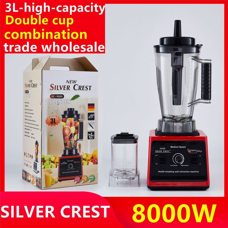 Turmixgép BLENDER 8000W-SIERCREST nagy kapacitású 3 literes faltörő szójatej daráló_voghion.com