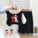 Illustration Design~Korean Version Children's Cartoon Loose Sweater, Stylish Versatile Knitted Vest For Boys Girls,_voghion.com