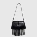 2025 New Rivet Hollow Single Shoulder Handbag Magnetic Buckle Tassel Saddle Zipper Pleated Women's Bag_voghion.com