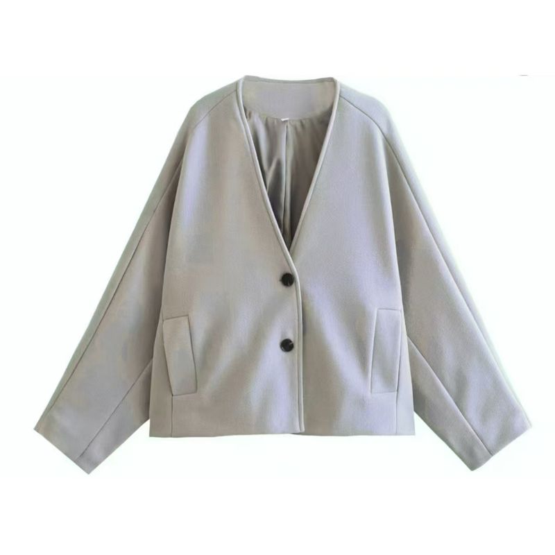 American outerwear women's 2024 autumn and winter new item woolen kimono style spring top_voghion.com