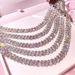 Necklace 8mm full of zircon single row necklace trendy hip hop accessories Cuban chain_voghion.com