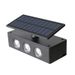 Solar-Powered Wall Washer Lights With Adjustable Lenses – Warm & White LED – Waterproof Outdoor Lighting For Gardens, Villas, And Facades_voghion.com