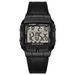 Men's Classic Retro Square Digital Sports Watch With Leather Strap, Waterproof, Multifunctional, Fashionable For Everyday Wear_voghion.com