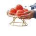 European Style Light Luxury Ceramic Plate Creative Living Room Household Fruit Basket Afternoon Tea Candy Dessert Rack_voghion.com