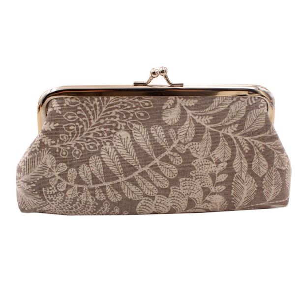 Commercio all'ingrosso in tessuto piccolo portamonete con fibbia in tela fresca, portamonete da donna, piccolo sacchetto portamonete tenuto in mano_voghion.com