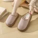Women's Flat Sandals: Slip-on Designer Sliders, Warm Non-slip Rubber House Shoes 233b_voghion.com