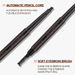 Automatic Rotating Large Triangle Eyebrow Pencil - Waterproof, Smudge-Proof, Long-Lasting With Brush For Straight Eyebrows_voghion.com