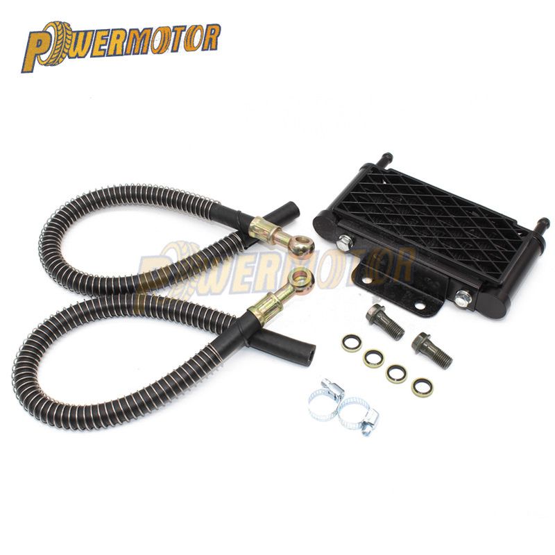 Motorcycle Oil Cooling Cooler Radiator for 50 70 90 110 125 Horizontal Engine Chinese Dirt Pit Bike ATV Motorcycle KAYO APOLLO_voghion.com