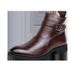 European Warm Series 2025 Summer High-top Martin Trendy Pointed Toe Ankle Men's British Style Zipper Leather Boots_voghion.com