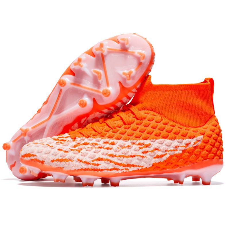 New High Top Long Nail Soccer Lawn Specific Training Shoes, Straight Hair For Boys And Girls, Teenagers_voghion.com