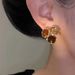 Women's earrings design zircon earrings 2023 new trendy women's earrings niche retro high-end versatile earrings_voghion.com