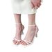 new Summer Style, Thin Heel White With Skirt, Not Tired Feet, New Trend And Beautiful High Fashion Versatile_voghion.com