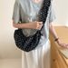 Summer High-End Korean Niche For Women New Loose Nylon Shoulder Underarm Versatile Dumpling Bag_voghion.com