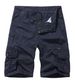 Mænds almindelige flap-lomme bomuldscargo-shorts til forår og sommer_voghion.com