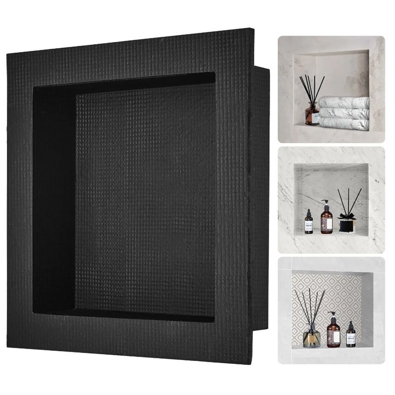Wall-inserted Protection X Recessed Niche Corners Square Single Ready Shelf Moder Shower For Sealed 16 Organizer 16 Niche Tile_voghion.com