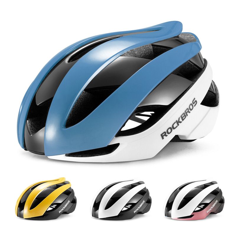 Casco da bicicletta ROCKBROS, casco da ciclismo unisex con 4 colori, casco di sicurezza M/L 55-61 cm_voghion.com