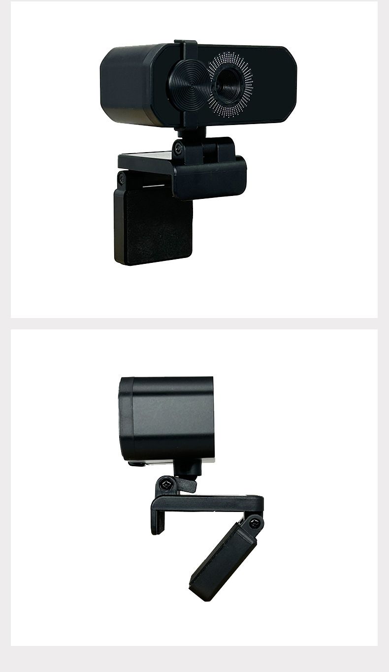 Cámara web 2K con enfoque automático y cubierta de privacidad: cámara HD para streaming, zoom y videoconferencias (gran angular, micrófono con cancelación de ruido, plug and play)_voghion.com