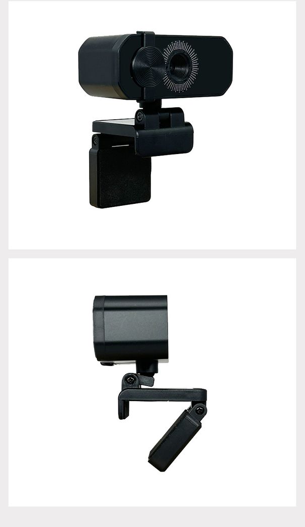 Cámara web 2K con enfoque automático y cubierta de privacidad: cámara HD para streaming, zoom y videoconferencias (gran angular, micrófono con cancelación de ruido, plug and play)_voghion.com