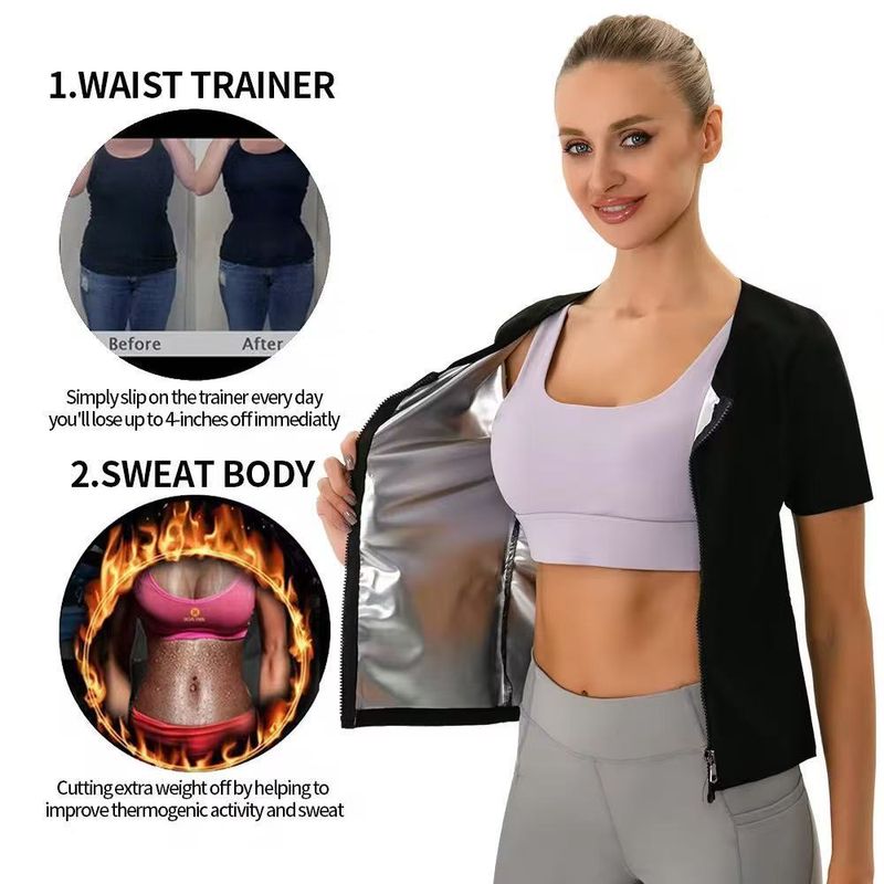 Spor Giyim Eşofman Takımları Kadınlar İçin Eşofman Takımları Eşofman Takımları Fermuarlı Koşu Kısa Kollu Yoga Spor Salonu Eşofman Pantolonları_voghion.com
