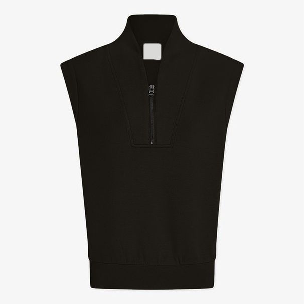 001 Cross-Border Solid Color Half-Zip Square Neck Top Sleeveless Drawstring High-Waist Shorts Copper Ammonia Silk Air Layer_voghion.com