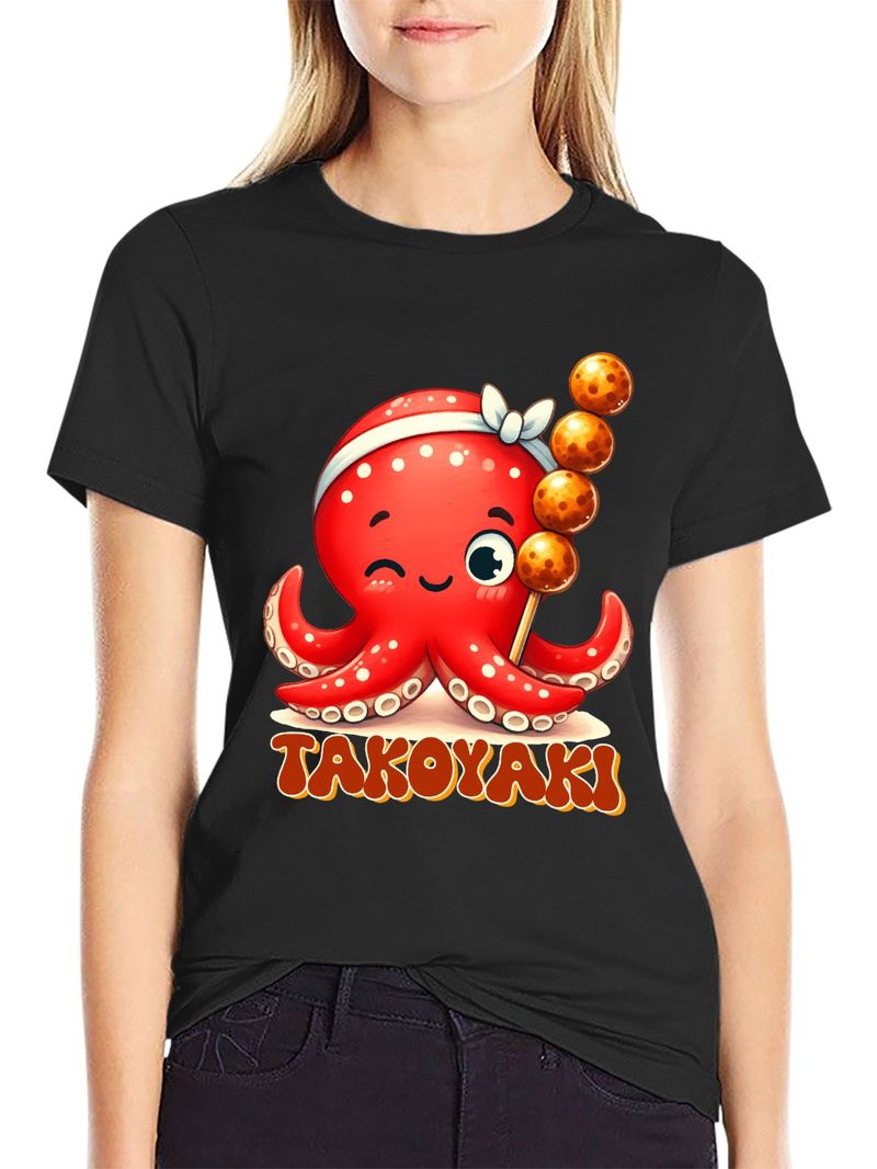 Forår og sommer Europæiske og amerikanske kvinders nye dame-afslappet mode løse toppe trykte dame-T-shirts_voghion.com