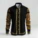 2025 Spring Summer Men Shirt Set Brand Print Fashion Printing Two Piece Set Mens Light Luxury Lightweight Party Long Sleeves_voghion.com