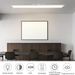 Glitzerlife LED Deckenleuchte Dimmbar Panel - Weiß Deckenlampe 120x15 Cm Mit Fernbedienung 42W Deckenpanel Wohnzimmerlampe 3360lm Modernes Nachtlicht Für Büro Flur_voghion.com