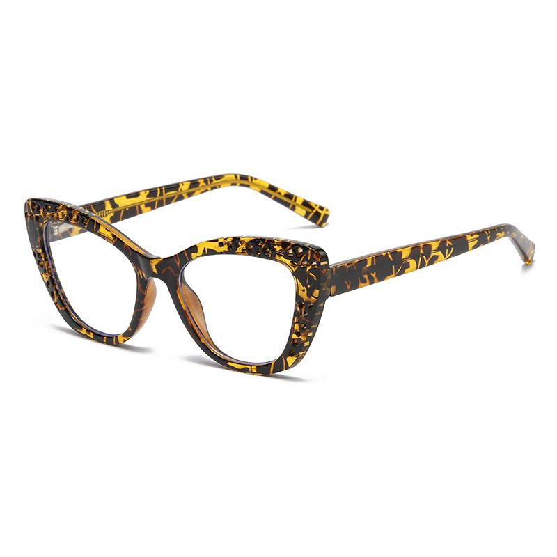 Hohle progressive Farb-Katzenaugen für Frauen TR Anti-Blaulicht-Flachspiegel mit ausgehöhltem Design und schlichter Gesichtsbrille_voghion.com