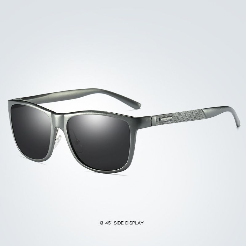 Modische Herren-Sonnenbrille aus Aluminium-Magnesium mit polarisiertem Vollrahmen, personalisierte Sport-Sonnenbrille, Angelbrille_voghion.com